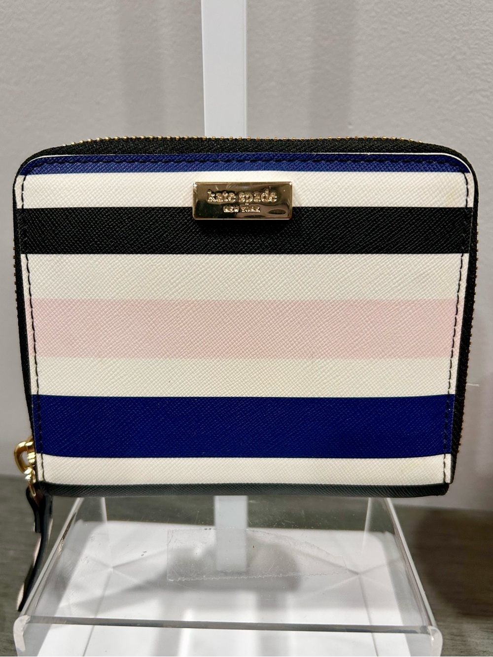 KATE SPADE DARCI LAUREL WAY STRIPED CRUISE WALLET